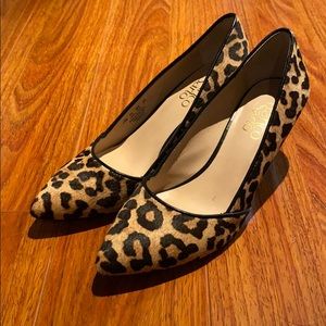 Animal print wedges